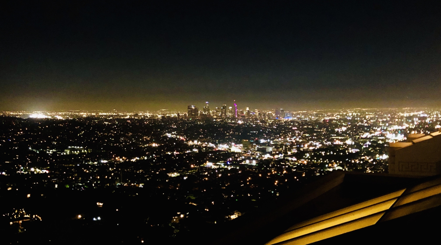 The Night view from Griffith Observatory