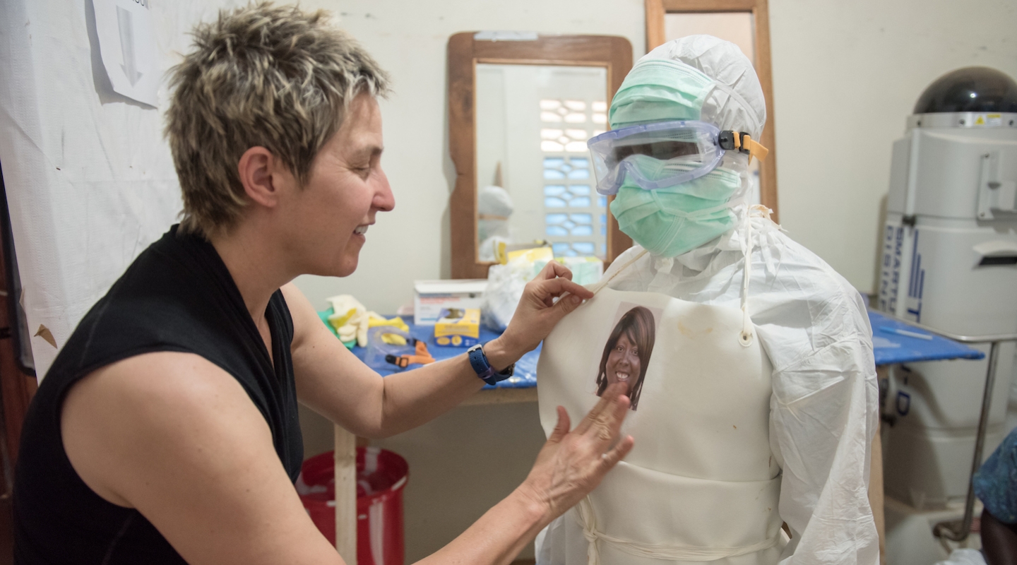 Occidental Prof. Mary Beth Heffernan in Liberia