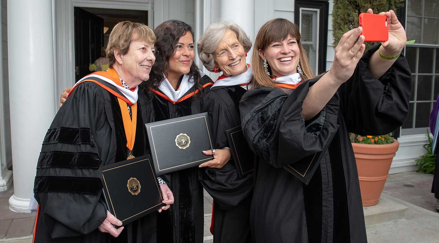 The four 2018 graduation speakers