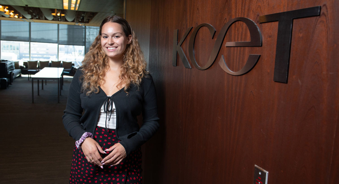 InternLA participant Liisa Halloran '24 (MAC) is an intern a