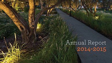Cover of the 2014-2015 Occidental College Annual Report
