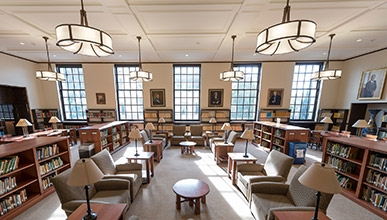 The Ahmanson Reading Room in the Academic Commons