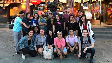 Student group in China