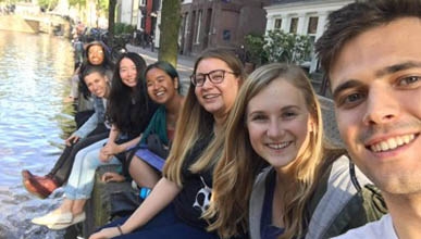 Students in Amsterdam