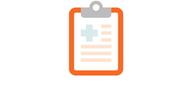 icon showing a medical clipboard