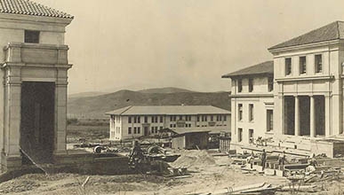 Occidental College under construction