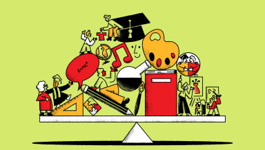 Illustration for Occidental's Center for Community-Based Learning