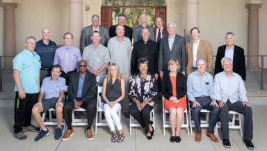 Inductees and presenters from the 2023 Occidental Athletics Hall of Fame.