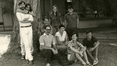 Gay and Lesbian Association members in 1984.