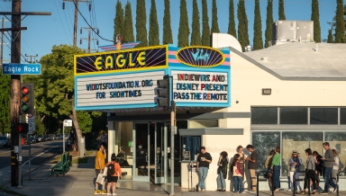 Vidiots reopened for business in June 2023 at the former home of the Eagle Theatre,