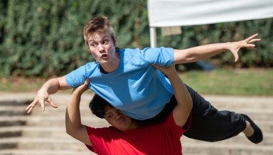 Occidental Children's Theater performer Amanda Wagner ’16. 