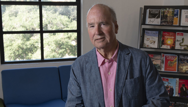 Derek Shearer photographed in March 2026