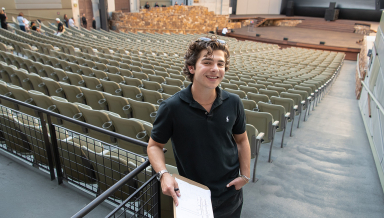 Zachary Lipsett ’27 spent the summer as a program assistant at The Ford 