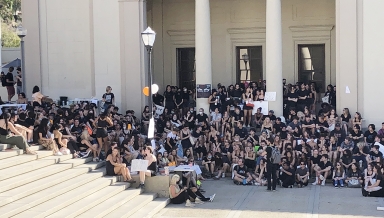 OSAC student demonstration, November 12, 2021