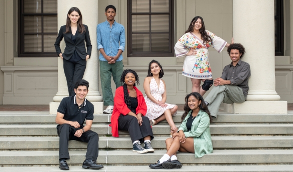 The 2023-24 Barack Obama Scholars at Occidental College.