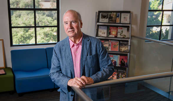 Derek Shearer photographed in March 2026