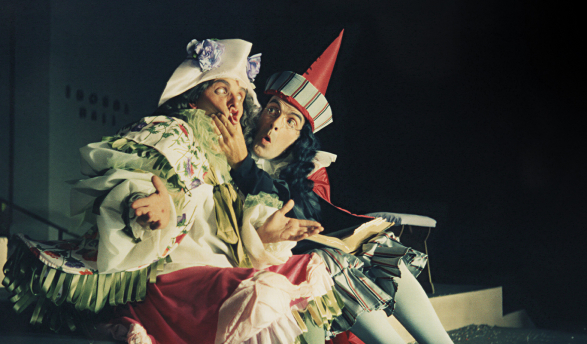 Dean Simons ’59 and John Ingle ’50 in Moliere’s The Would-Be Gentleman (1962)