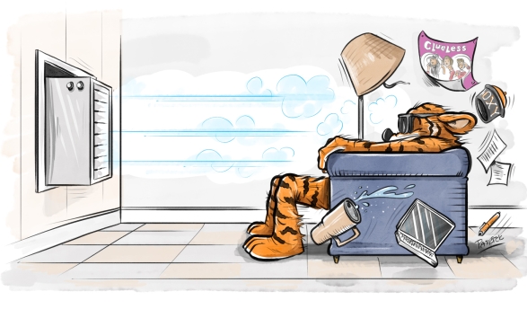 Cool Change illustration for Occidental magazine