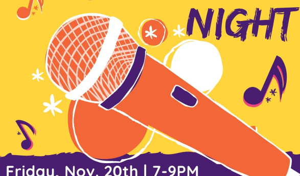 International Open Mic Night event poster