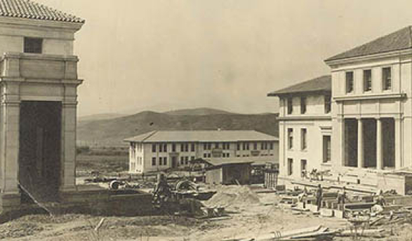 Occidental College under construction