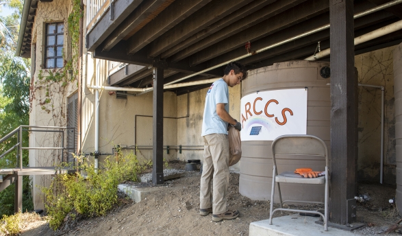 Occidental's ARCCS (A Rain­water Collection and Cleaning System).