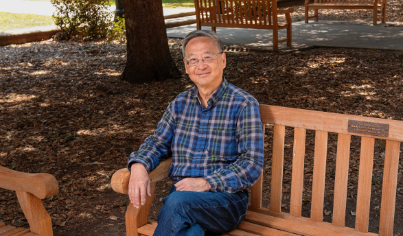 Professor of Politics Emeritus Tsung Chi, photographed in June 2026.