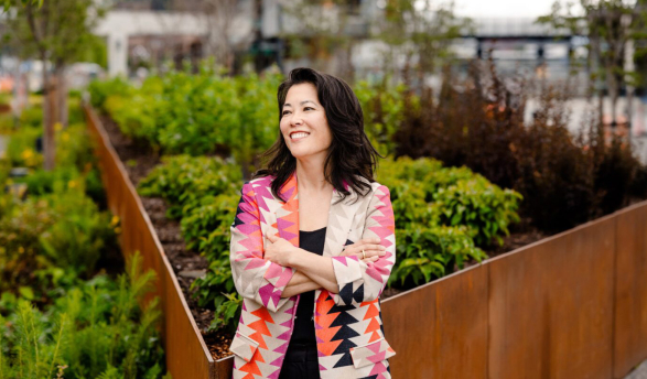 Joy Shigaki ’94, president and CEO of Friends of Waterfront Park in Seattle.