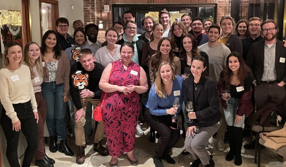 Attendees at a Hometown Tiger Mixer in Washington, D.C. 