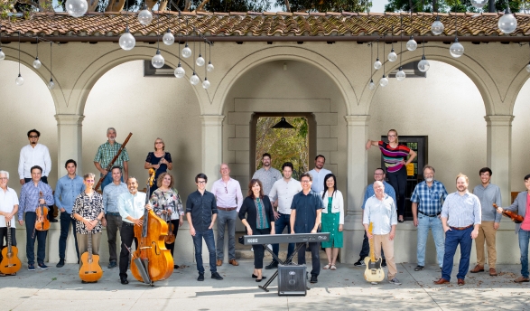 Twenty-five of the 53 personnel in Oxy’s Music Department.