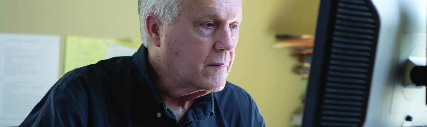 Professor Emeritus Eric Newhall '67, author of Always Resisting