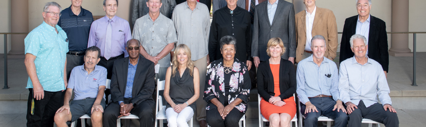 Inductees and presenters from the 2023 Occidental Athletics Hall of Fame.