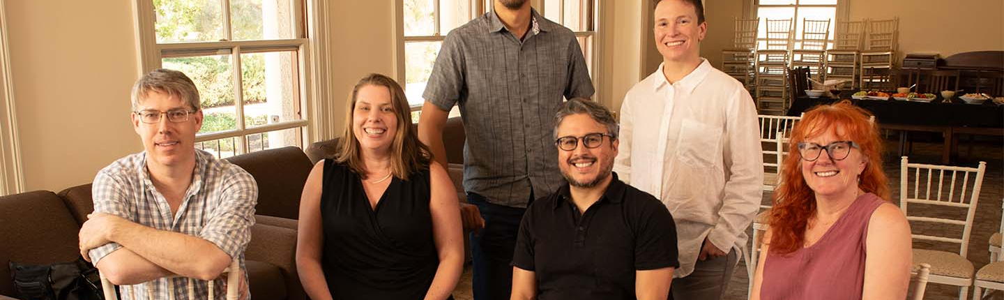 Philosophy Department professors in a group