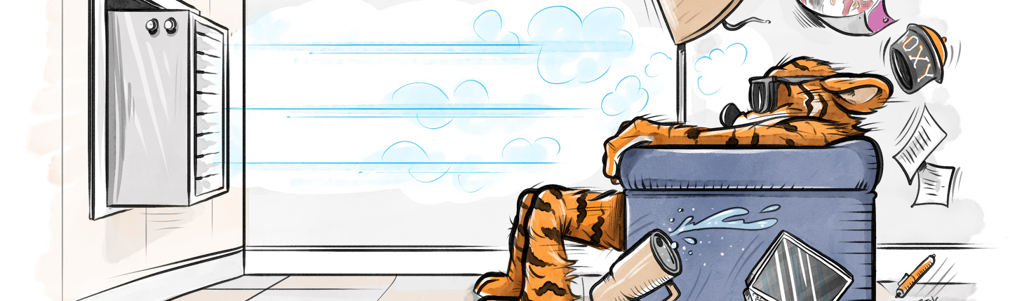 Cool Change illustration for Occidental magazine