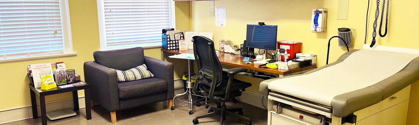 Emmons Wellness Center exam room
