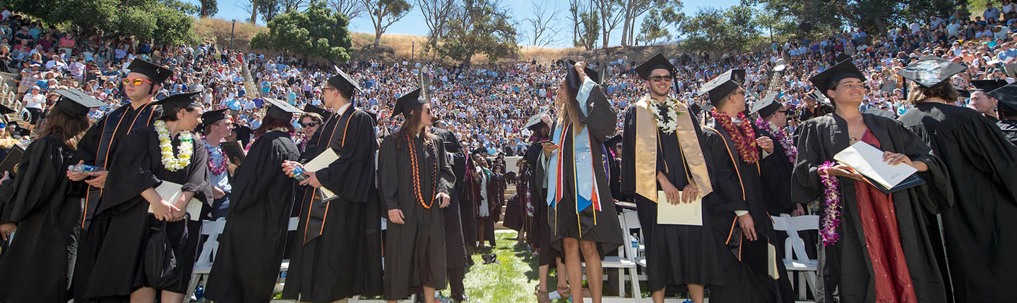 Commencement scene