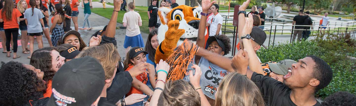 Occidental College students at Homecoming