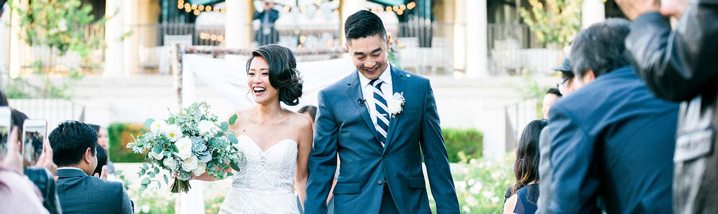 A wedding celebration at Occidental College
