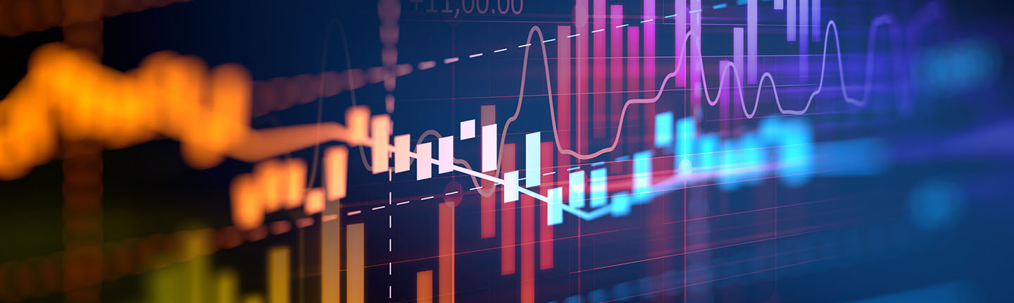 A colorful data graph