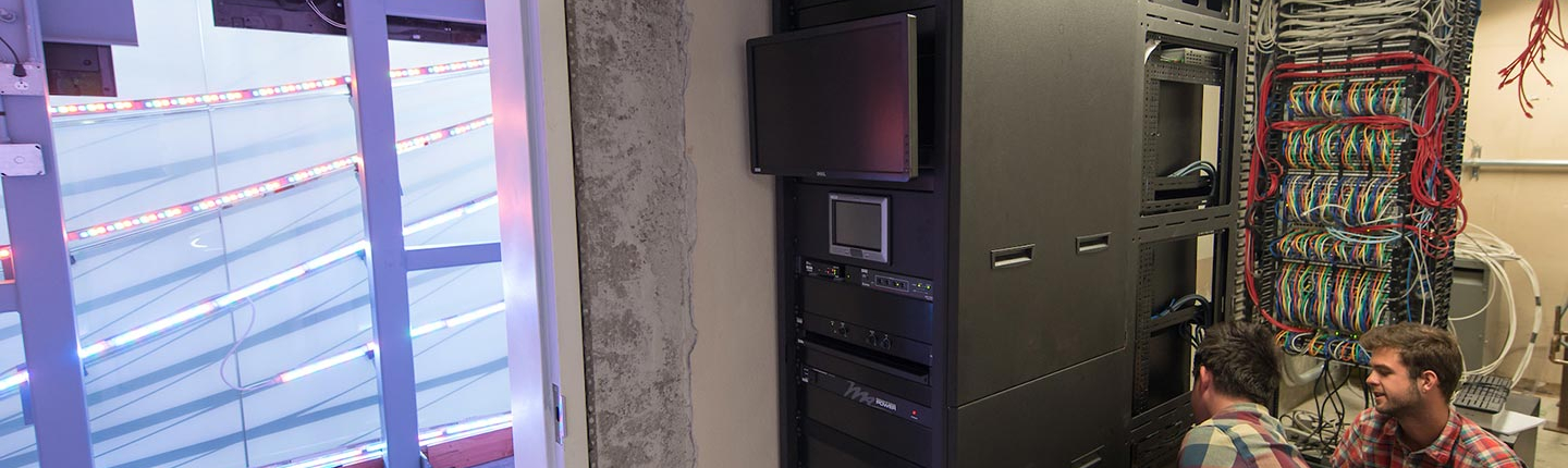 A look at the servers that power the media wall