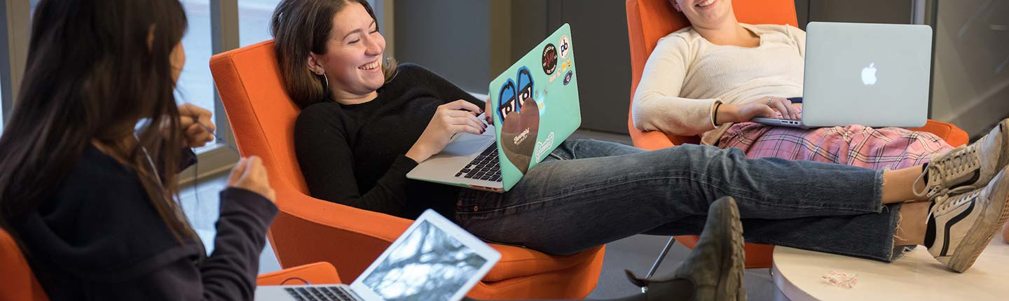 Students relax in the SAC