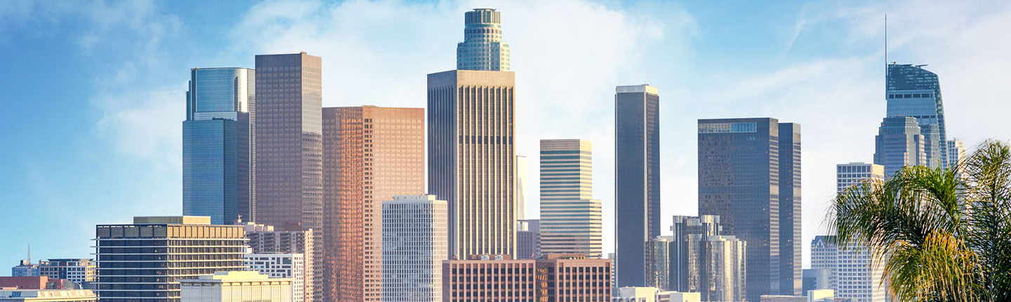 Los Angeles city skyline