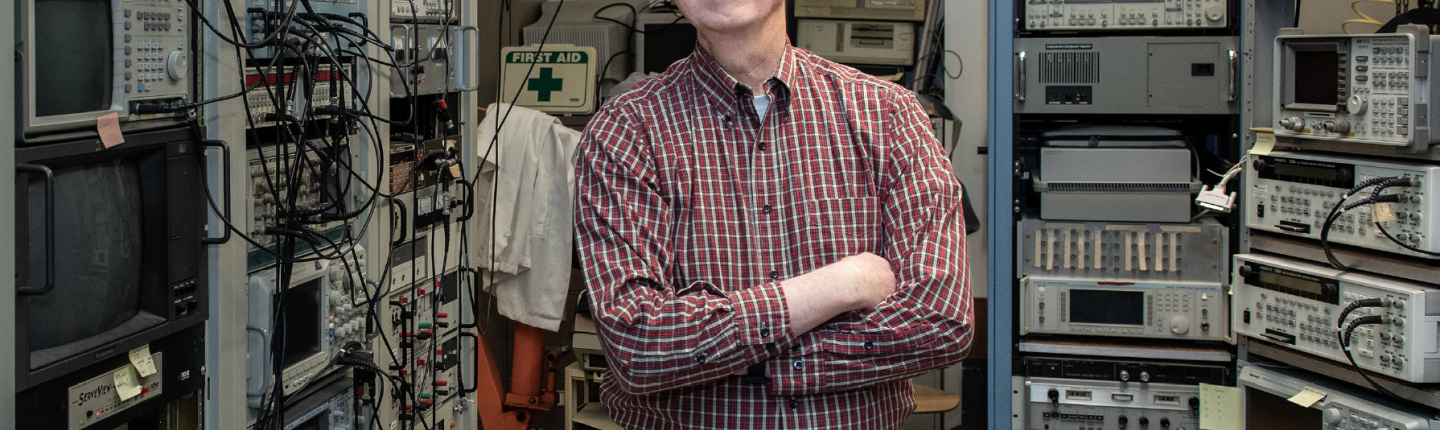 Dennis Eggleston, professor of physics