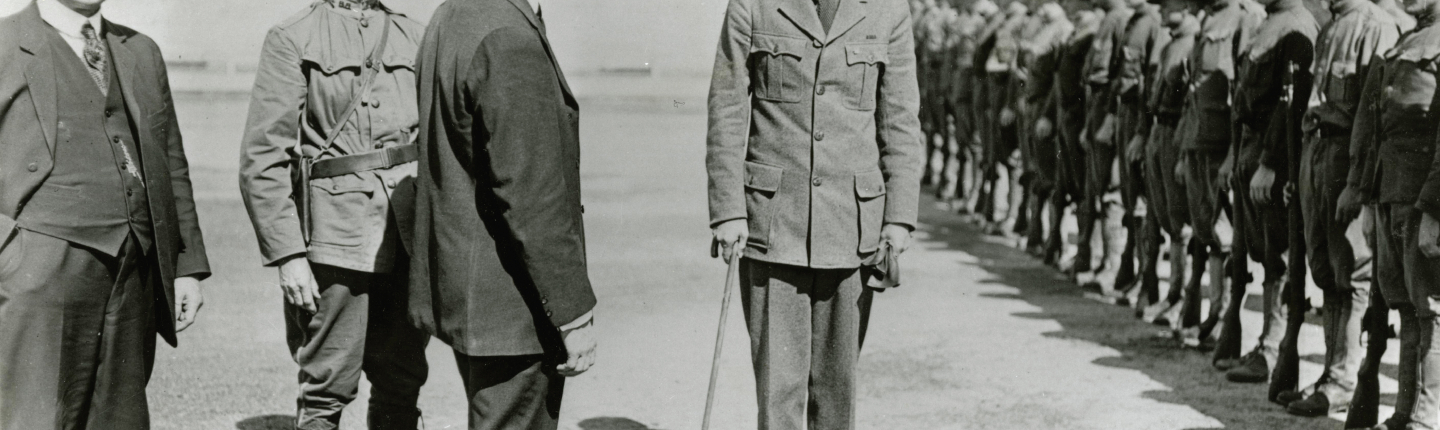 President Silas Evans in 1918
