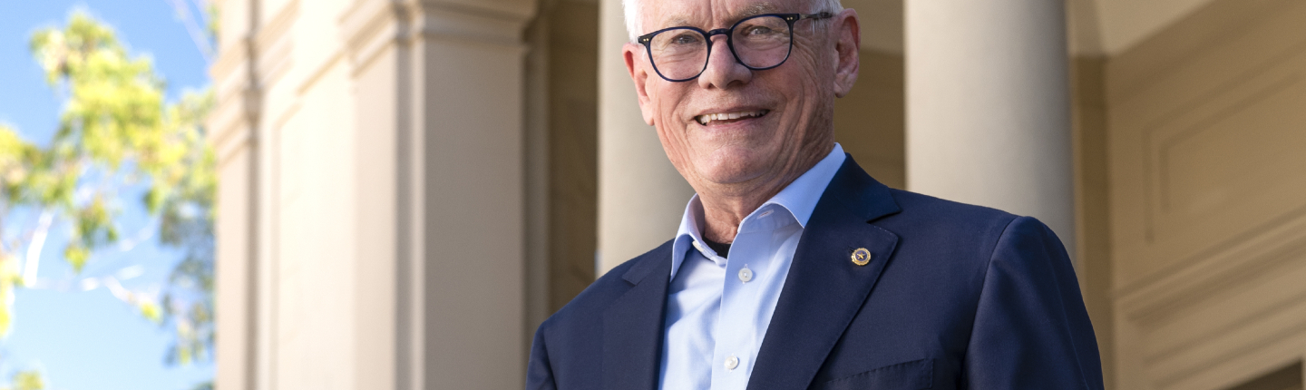 Professor Woody Studenmund in April 2022.