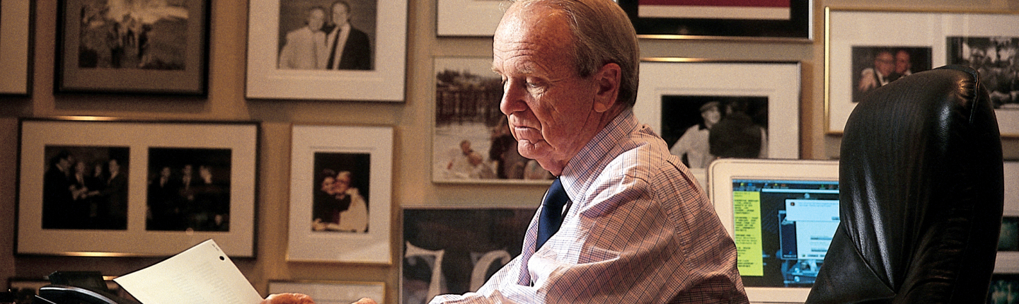 George Stevens Jr. '53 in 2002.