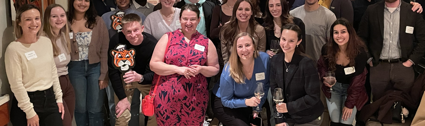 Attendees at a Hometown Tiger Mixer in Washington, D.C. 