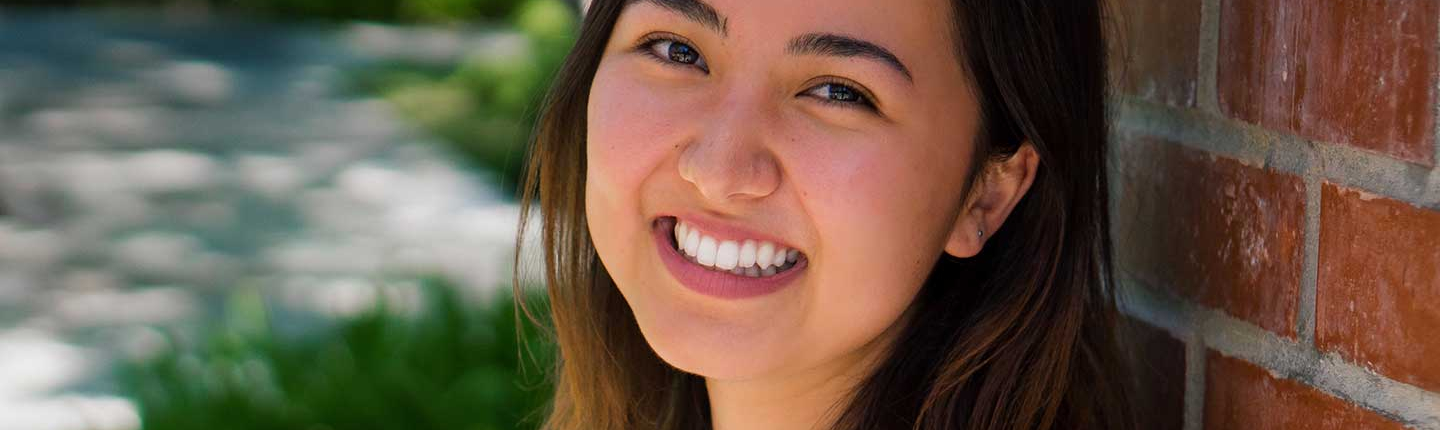 Oxy student Jade Thurnham, Class of 2020