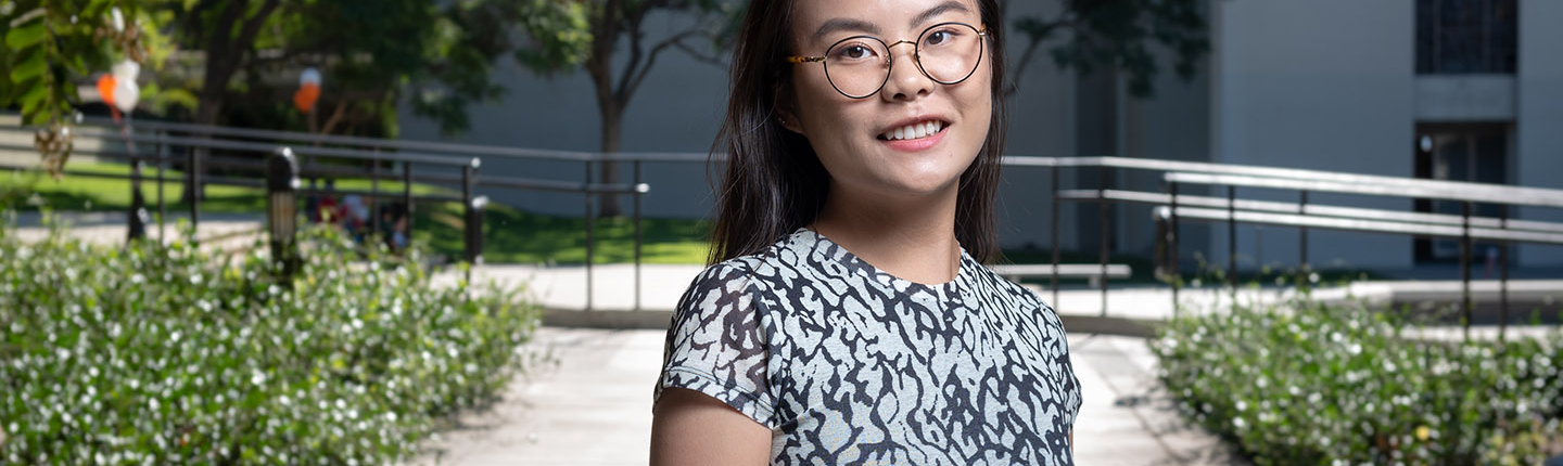 Cognitive science major Sally Zhou