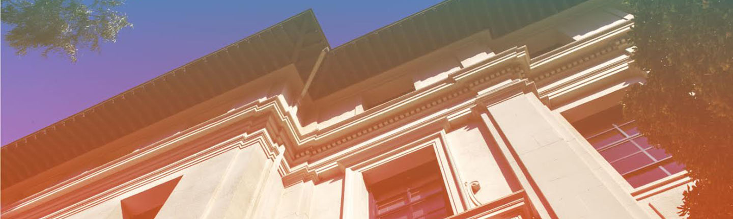 View of Fowler Hall from below