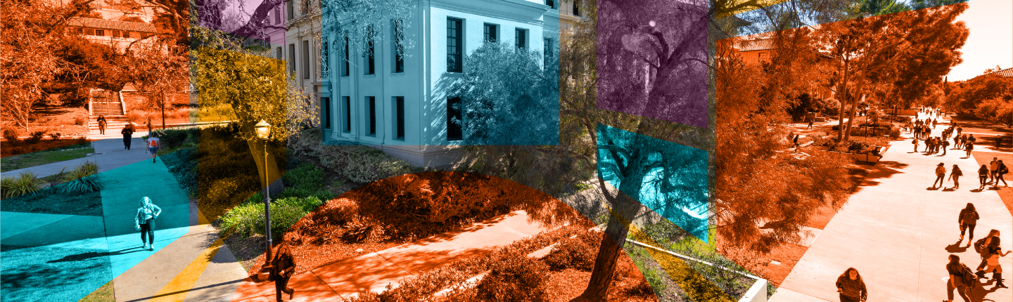 Stylized image of Johnson Hall on campus